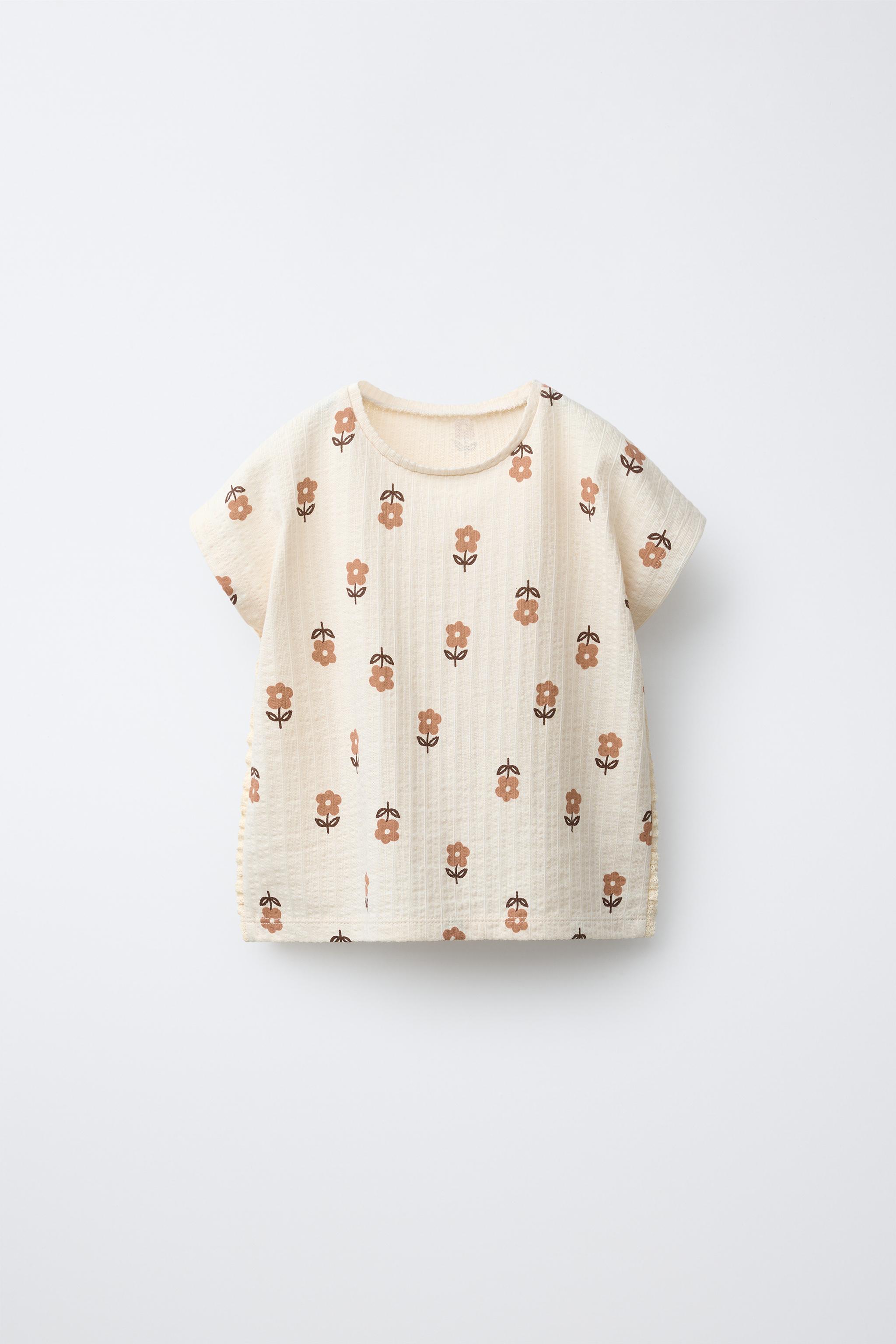 LACE PRINT T-SHIRT